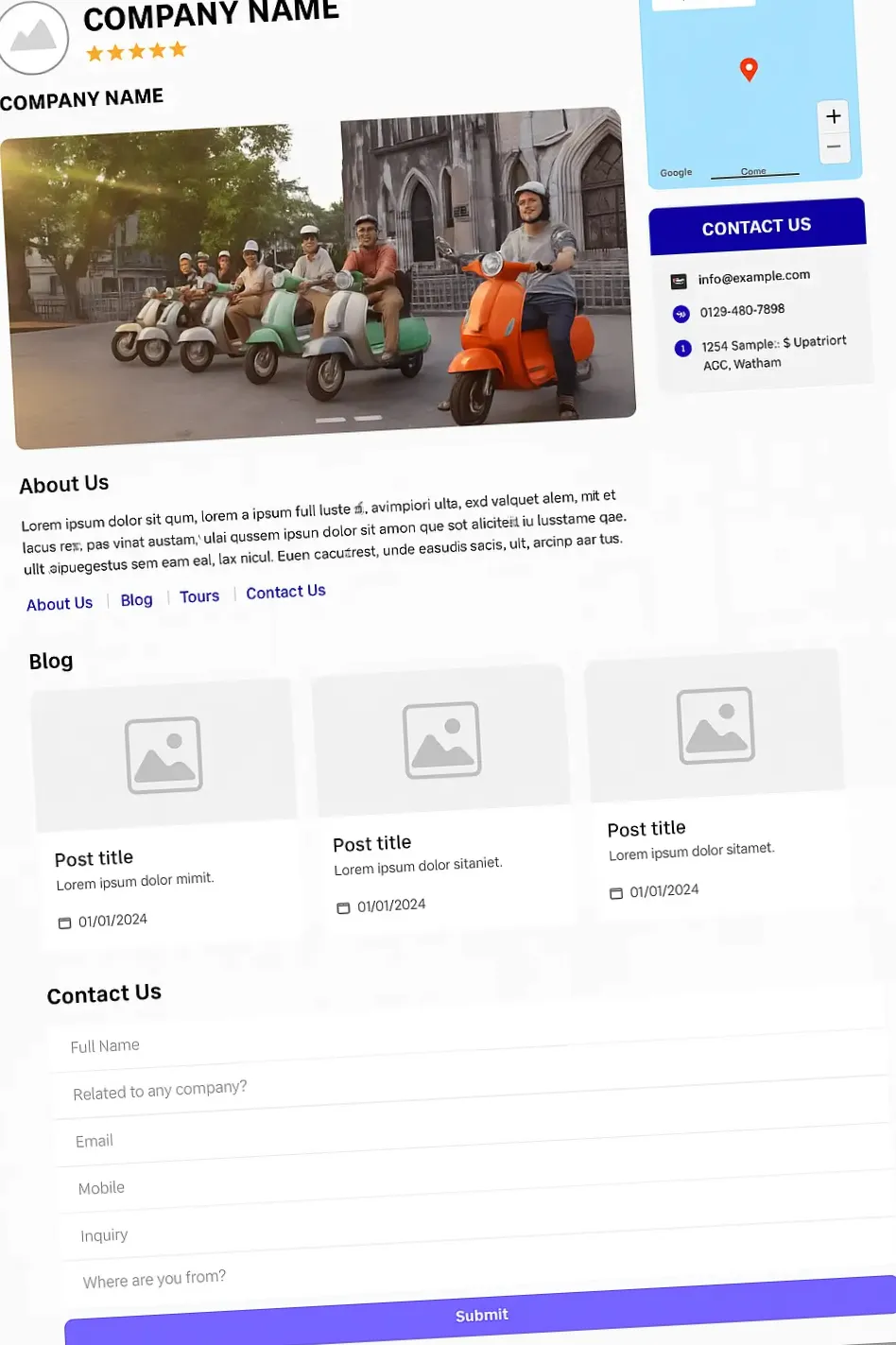 TravelNow Microsite